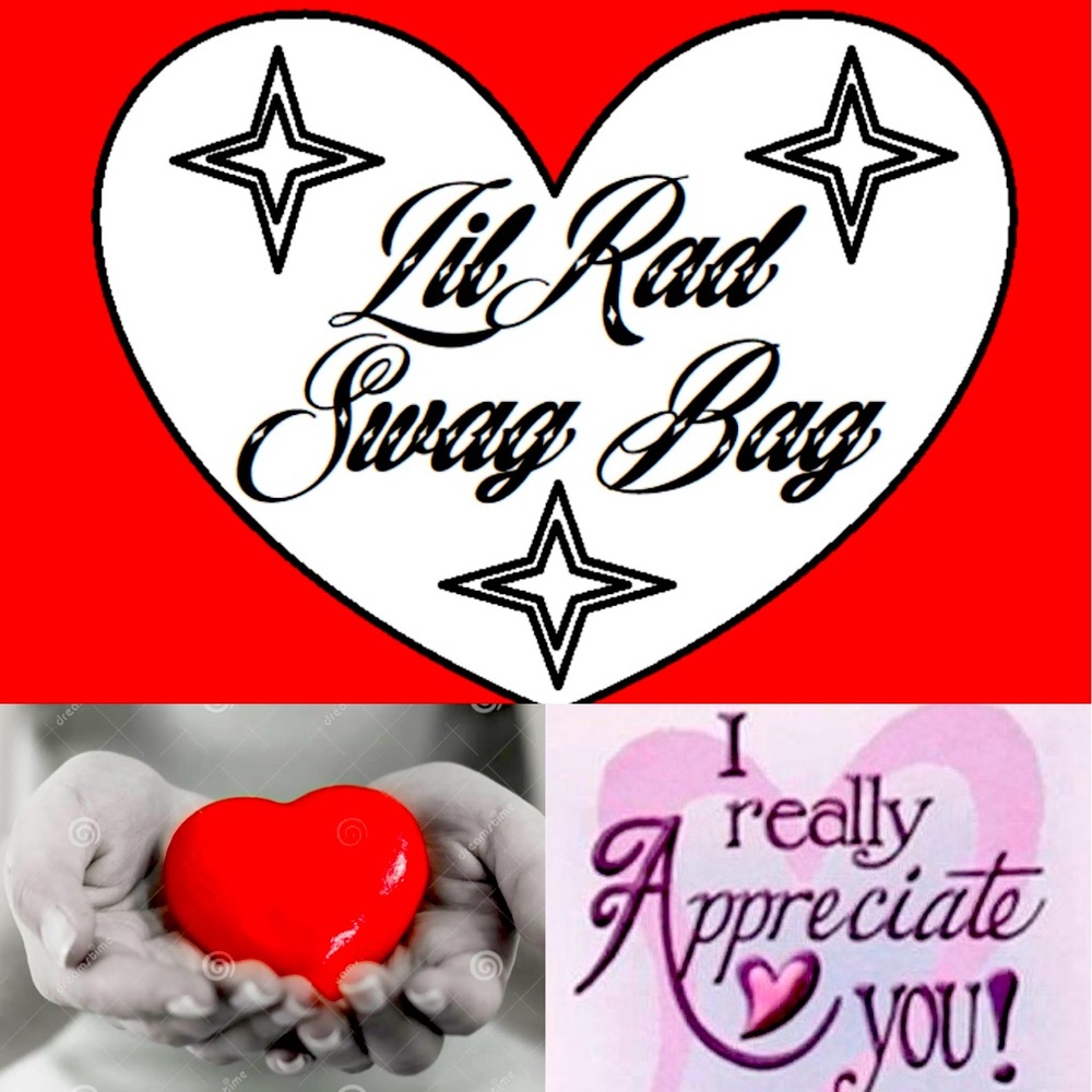 Come get your LilRad swag bag! Mystery swag bag 💞🪽💞🪽💞🪽